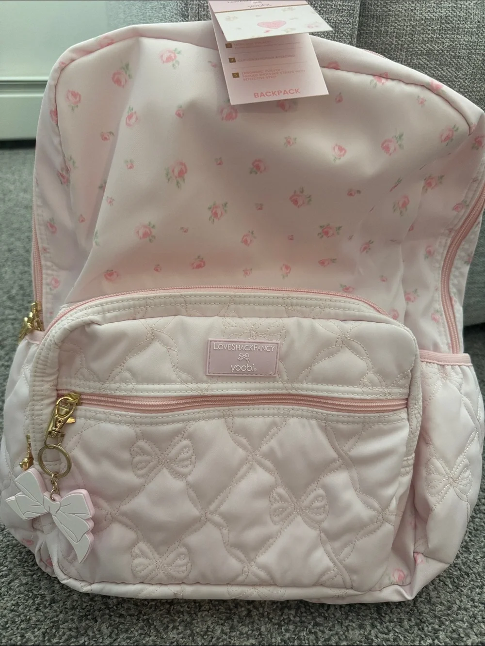 LoveShackFancy Pink Backpack